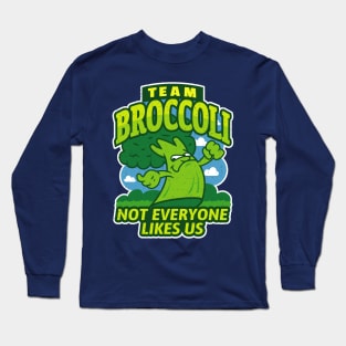 Team Broccoli - Funny Broccoli Sports Long Sleeve T-Shirt